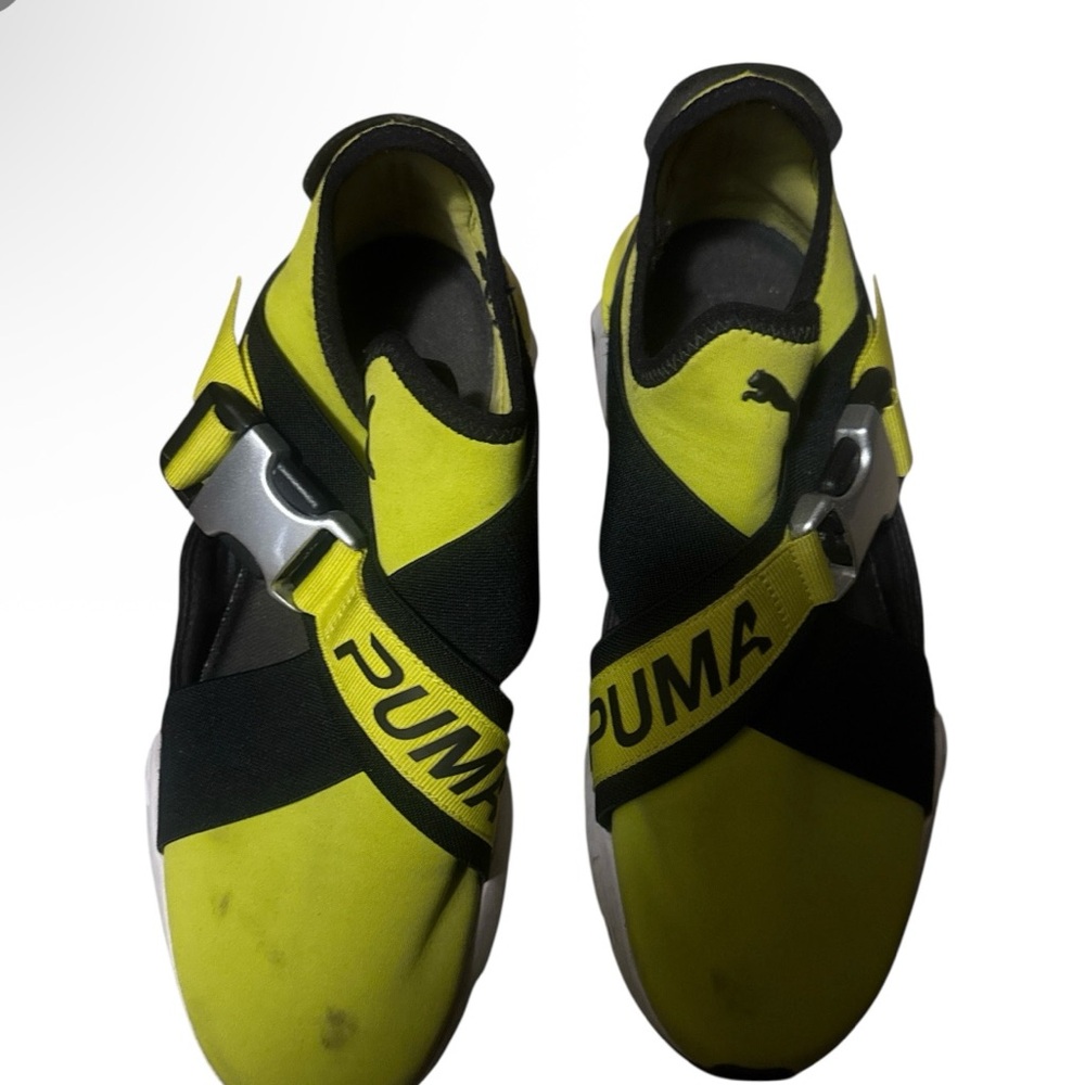 Puma Bold Yellow and Black Athletic Shoes